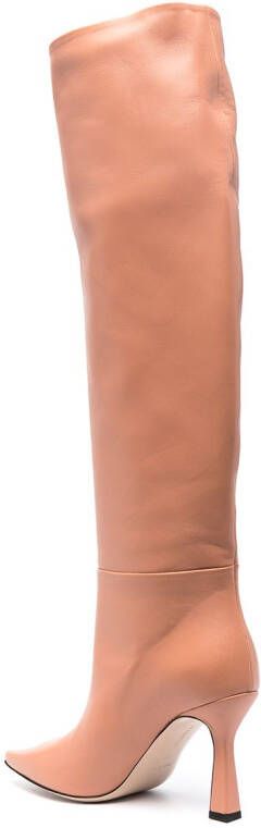 Wandler Lina Long knee-high boots Pink