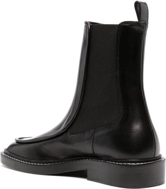 Wandler Lucy 30mm leather ankle boots Black