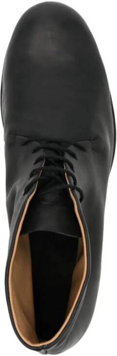 WERKSTATT:MÜNCHEN lace-up leather ankle boots Black