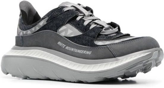 White Mountaineering x UGG platform low-top sneakers Grey