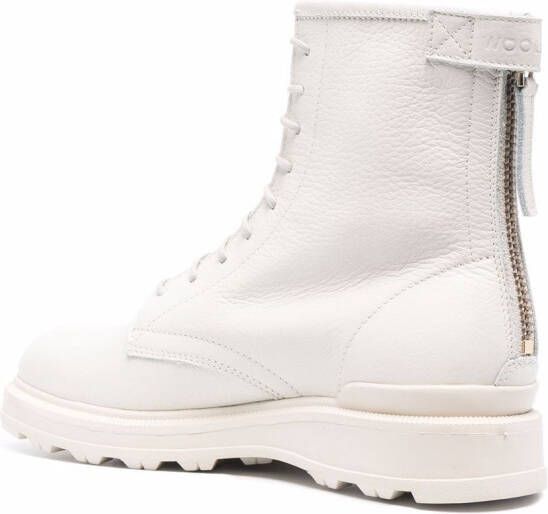 Woolrich ankle lace-up boots White
