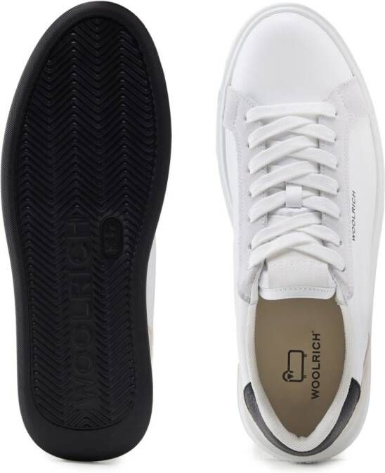 Woolrich Arrow leather sneakers White