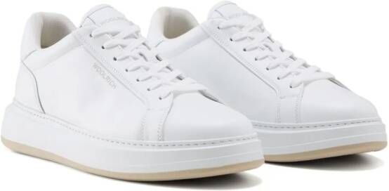 Woolrich Classic Arrow leather sneakers White