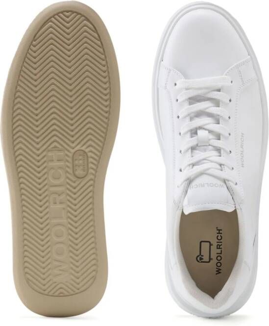 Woolrich Classic Arrow leather sneakers White