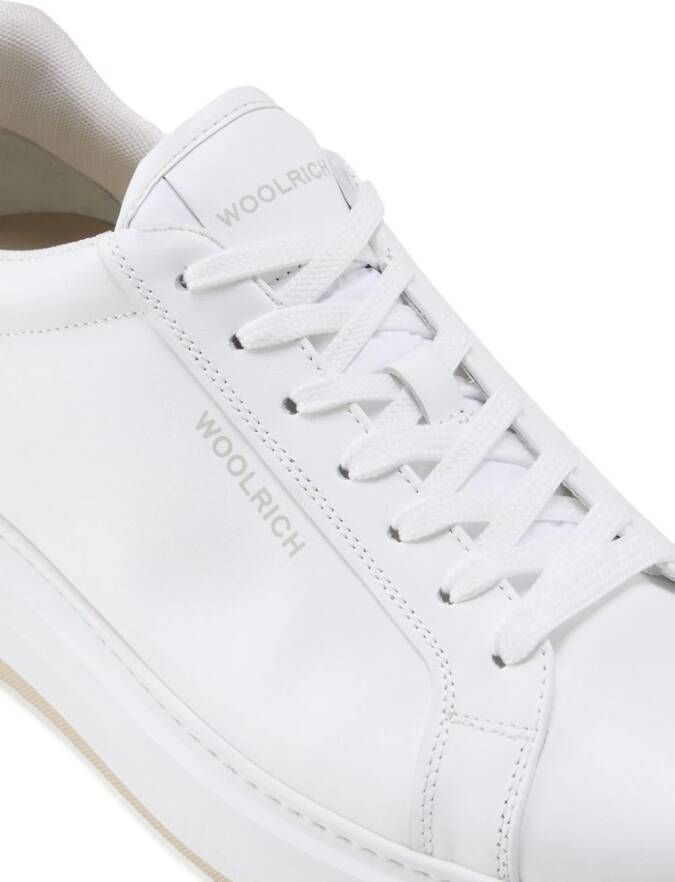 Woolrich Classic Arrow leather sneakers White