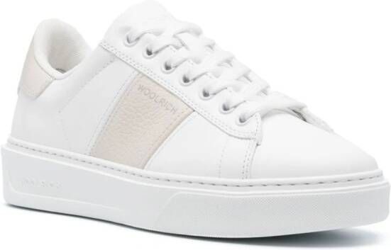 Woolrich Classic Court leather sneakers White
