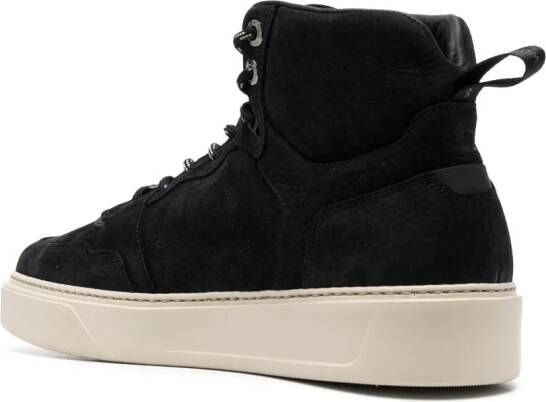 Woolrich Classic low-top suede sneakers Black