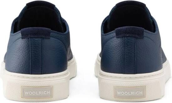 Woolrich Cloud Court leather sneakers Blue