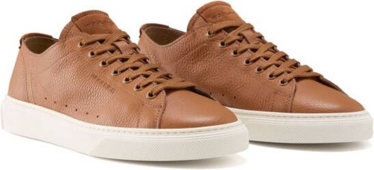Woolrich Cloud Court leather sneakers Brown