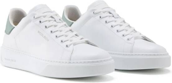 Woolrich Cloud Court leather sneakers White