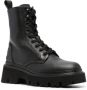 Woolrich lace-up ankle leather boots Black - Thumbnail 2