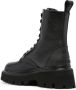 Woolrich lace-up ankle leather boots Black - Thumbnail 3