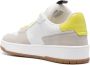 Woolrich logo-print panelled leather sneakers White - Thumbnail 3