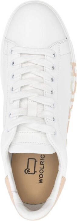 Woolrich logo-print two-tone sneakers White