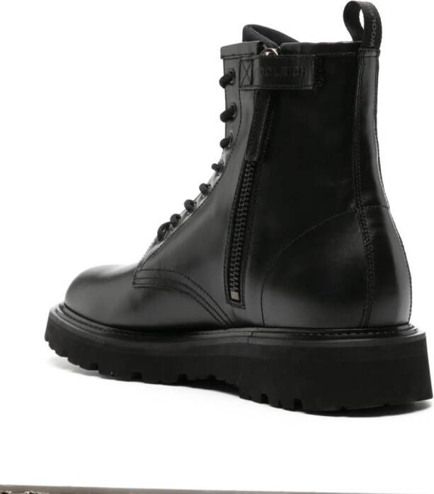 Woolrich New City leather boots Black