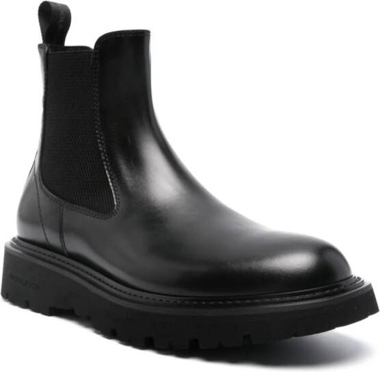 Woolrich New City leather chelsea boots Black