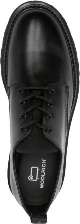 Woolrich New City leather derby shoes Black