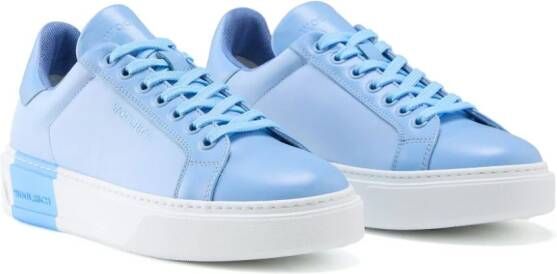 Woolrich panelled lace-up sneakers Blue