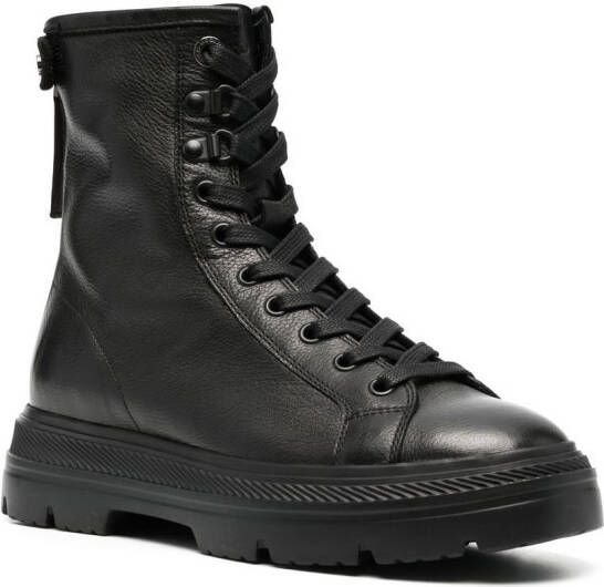 Woolrich rear zip fastening boots Black