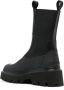 Woolrich round-toe leather ankle boot Black - Thumbnail 3