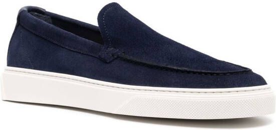 Woolrich slip-on suede boat shoes Blue