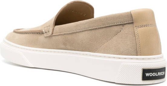 Woolrich slip-on suede boat shoes Neutrals