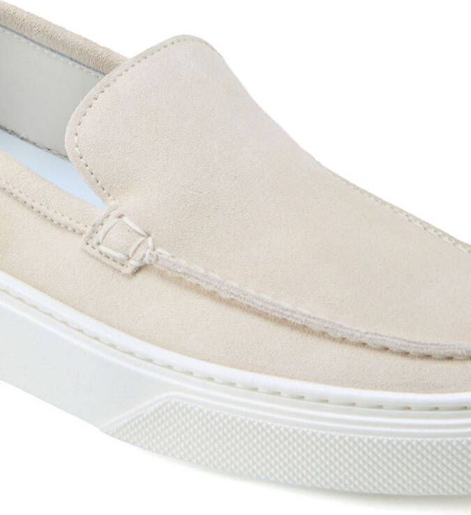 Woolrich suede slip-on loafers Neutrals