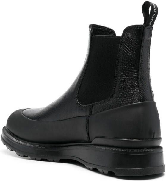 Woolrich toe-cap chelsea boots Black