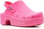 XOCOI engraved-logo slingback-strap slippers Pink - Thumbnail 2