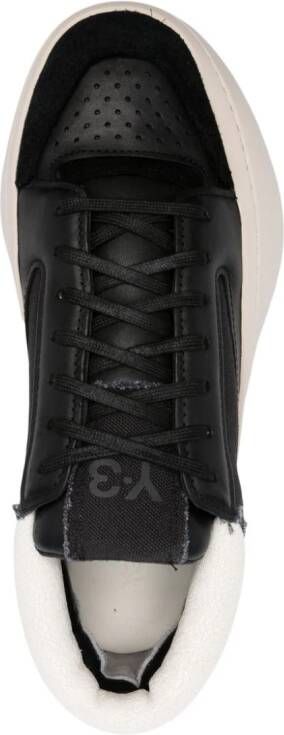 Y-3 Centennial Lo leather sneakers Black