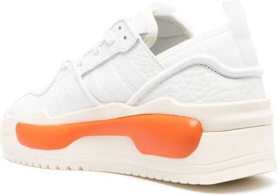 Y-3 colour-block lace-up sneakers White