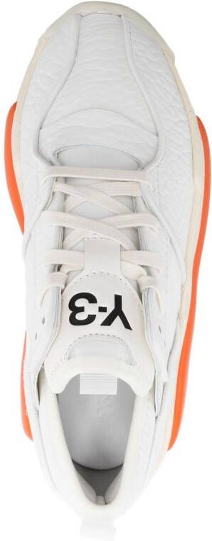 Y-3 colour-block lace-up sneakers White