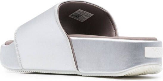 Y-3 flatform open-toe sandals Silver