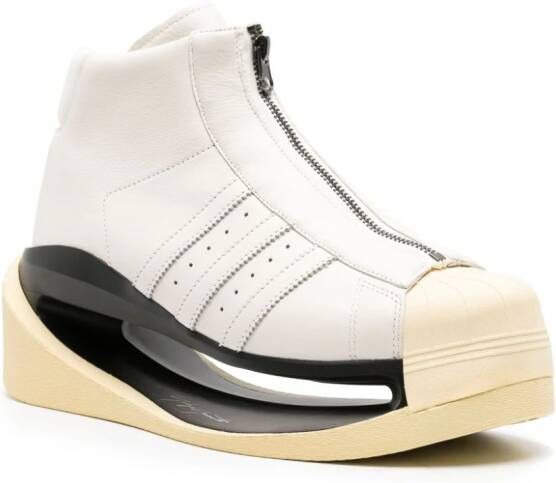Y-3 Gendo Pro cut-out boots White