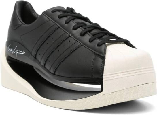Y-3 Gendo Superstar leather sneakers Black