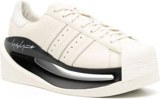 Y-3 Gendo Superstar leather sneakers Neutrals
