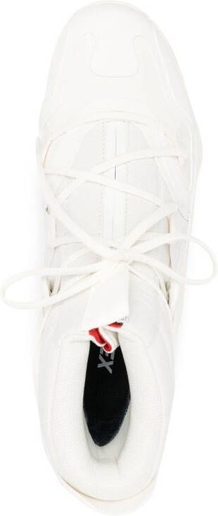 Y-3 high-top lace-up chunky sneakers White