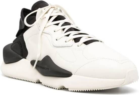 Y-3 Kaiwa leather sneakers White