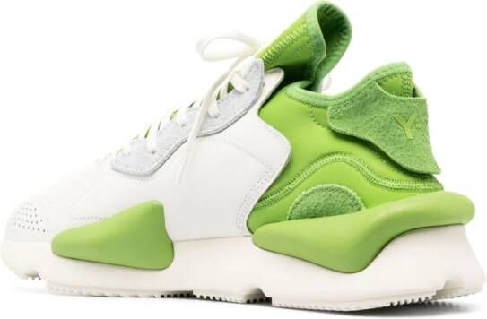 Y-3 Kaiwa panelled sneakers Green
