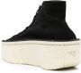 Y-3 lace-up platform sneakers Black - Thumbnail 3