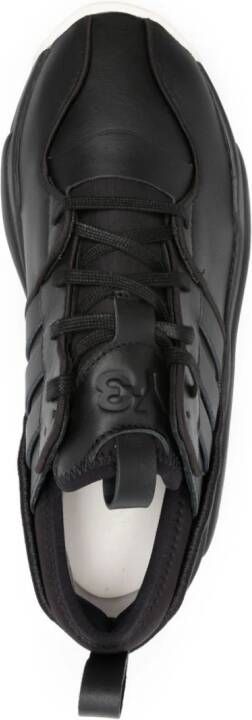 Y-3 Rivalry low-top leather sneakers Black
