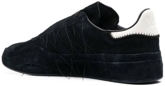 Y-3 suede low-top sneakers Black
