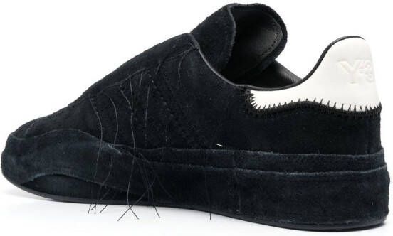 Y-3 suede low-top sneakers Black