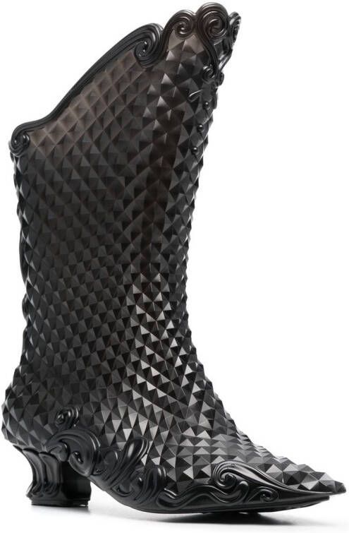 Y Project Melissa pointed 40mm boots Black