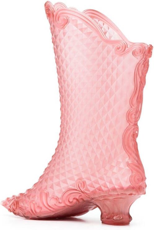 Y Project Melissa pointed 45mm boots Pink