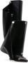 Y Project press-stud leather knee boots Black - Thumbnail 2