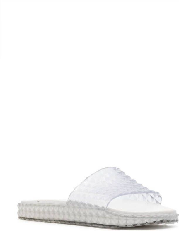 Y Project x Melissa textured slides White