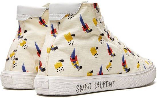 Saint Laurent Malibu Mid sneakers White