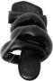 YUME Circular Heel 110mm padded sandals Black - Thumbnail 4