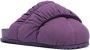 YUME gathered-padded slippers Purple - Thumbnail 2